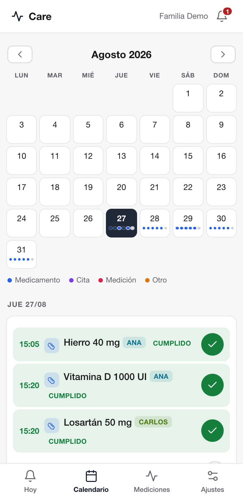 Calendario