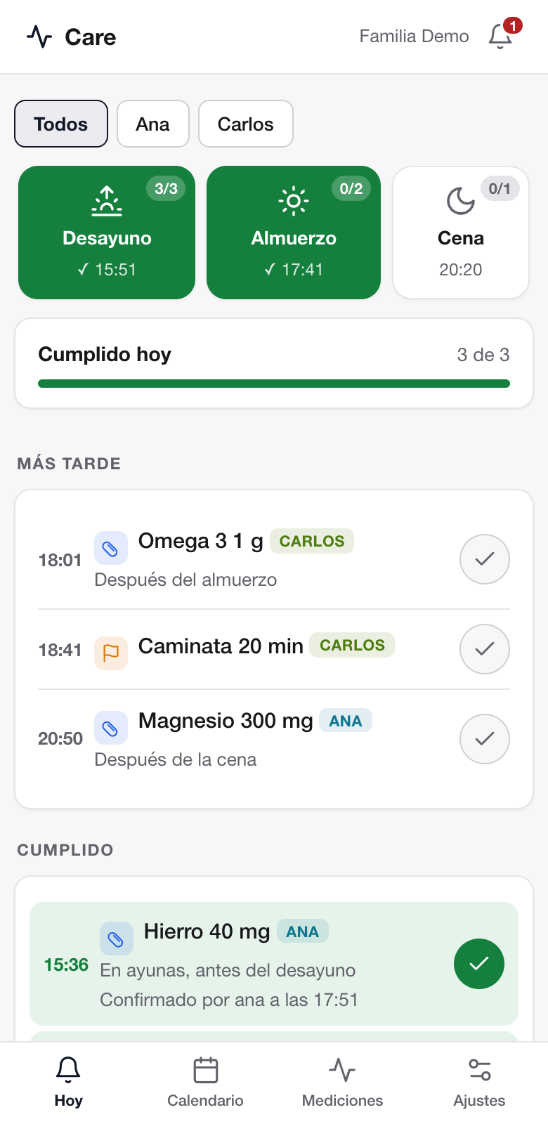 Pantalla Hoy
